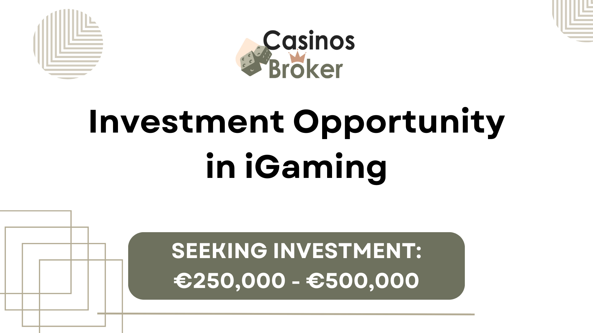 Investment Opportunity in iGaming