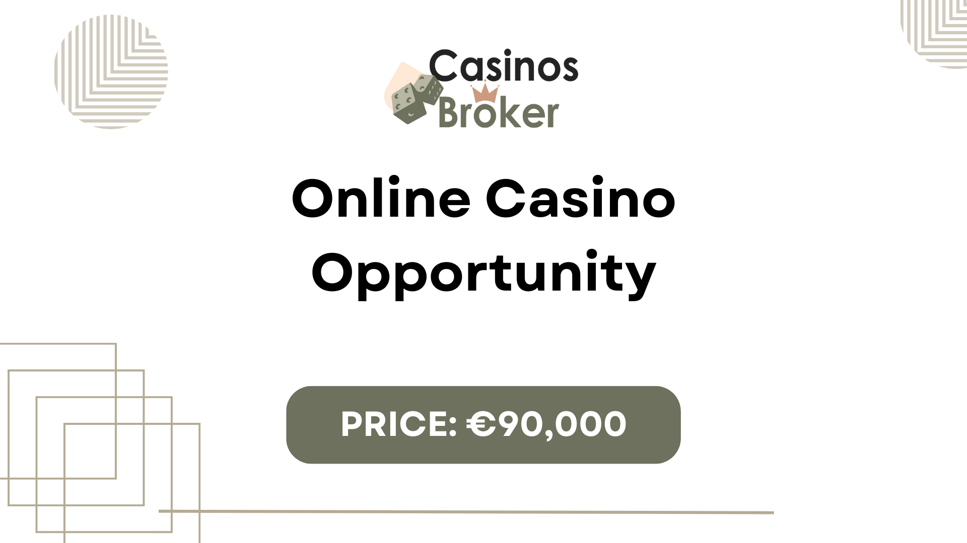 Online Casino Opportunity